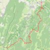 Trace GPS GTV - Tour du Vercors à pied - Léoncel - Saint-Laurent-en-Royans, itinéraire, parcours