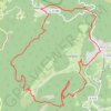 Trace GPS Monoblet - Les Jumelles - variante, itinéraire, parcours