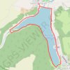 Trace GPS Tour du lac de la Mouche-Saint-Ciergues, Perrancey-les-Vieux-Moulins, itinéraire, parcours