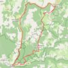 Trace GPS Gorges du Tarn et de la Jonte en 2 jours, itinéraire, parcours
