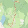 Trace GPS Pic d'Ouxis, itinéraire, parcours