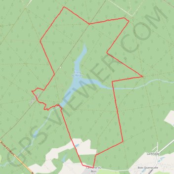 Trace GPS Ouzouer sur Loire Maison forestière des Brosses, itinéraire, parcours