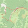 Trace GPS Pierre Chauve, les Roches de Treillaras depuis les Condamines, itinéraire, parcours