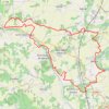 Trace GPS Rouillac Marsac 45 kms, itinéraire, parcours