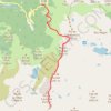 Trace GPS Pic rouge de Bassiès, itinéraire, parcours