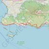 Trace GPS Calanques trace idéale Marseille Cassis, itinéraire, parcours