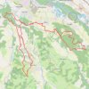 Trace GPS Randonnée Monein-Lahourcade-Pardies-Abos-Arbus-Monein, itinéraire, parcours