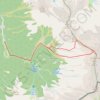 Trace GPS Pic de Lustou depuis la vallée de Rioumajou, itinéraire, parcours