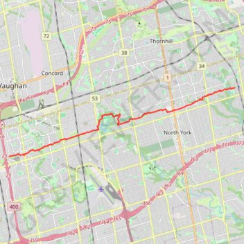 Trace GPS Finch Corridor Recreational Trail, itinéraire, parcours