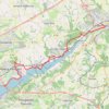 Trace GPS De Brest à Landerneau le long de l'Elorn, itinéraire, parcours
