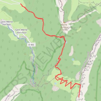Trace GPS 2016-07-25T16:05:40Z, itinéraire, parcours