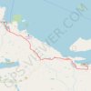 Trace GPS Port McNeill - Port Hardy, itinéraire, parcours