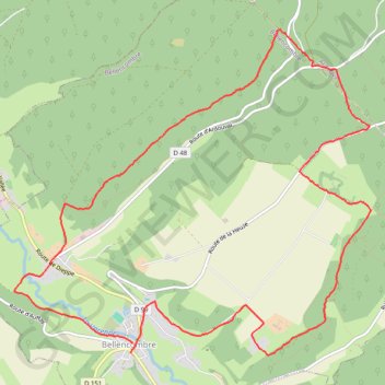 Trace GPS De Bellencombre à la forêt d'Eawy, itinéraire, parcours