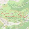Trace GPS Col de Portet, itinéraire, parcours