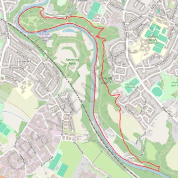 Trace GPS Conham - River Avon, itinéraire, parcours