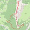 Trace GPS Tour du Pinet - Sangles de Fouda Blanc et du Pinet (Chartreuse), itinéraire, parcours