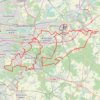 Trace GPS Sortie vtt longue distance roulant, itinéraire, parcours