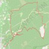 Trace GPS Villes-sur-Auzon les bergeries, itinéraire, parcours