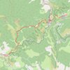 Trace GPS GR70 Etape 6 19 km Départ ND des neiges Chasserades, itinéraire, parcours