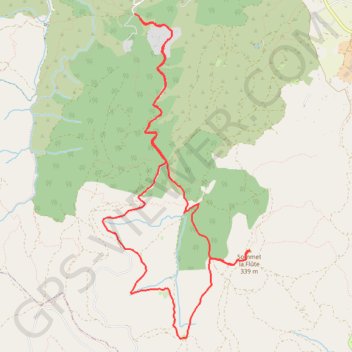 Trace GPS Roquebrune, itinéraire, parcours