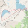 Trace GPS Traces de dinosaures - lac vieil Emosson, itinéraire, parcours