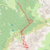 Trace GPS Sommet Colomb depuis Prabert (Belledonne), itinéraire, parcours