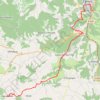 Trace GPS Cahors - Lascabanes - Chemin de Compostelle, itinéraire, parcours