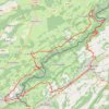 Trace GPS Le Saut du Doubs - Le Châtelot - Doubs, itinéraire, parcours