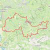 Trace GPS En Pays de Charlieu : Vougy, Saint-Hilaire-sous-Charlieu, Villers, Jarnosse, Boyer et Nandax, itinéraire, parcours