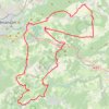 Trace GPS Entre 2 monts - Saône, itinéraire, parcours