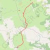 Trace GPS GRP Cézallier - Etape liaison - Pradiers - Boutare, itinéraire, parcours
