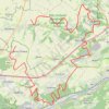 Trace GPS VTT Burdinne permanent Rouge 56 km 😍😍😍, itinéraire, parcours