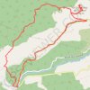 Trace GPS Andon-Le Castellaras, itinéraire, parcours