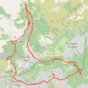 Trace GPS Roquefort-les-Pins - La Colle - Bramafan - Gourdon, itinéraire, parcours