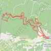 Trace GPS Gorges de l'Ardèche, itinéraire, parcours