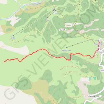 Trace GPS Puy Aillaud, itinéraire, parcours