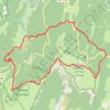 Trace GPS Trail de Bouvante Font D'urle, itinéraire, parcours