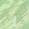 Trace GPS Tresberruy - Lamoura, itinéraire, parcours