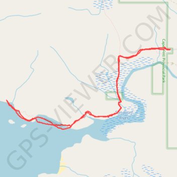 Trace GPS San Josef Bay, itinéraire, parcours