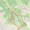 Trace GPS Lac Miroir et SteAnne depuis le Camping de Ceillac, itinéraire, parcours