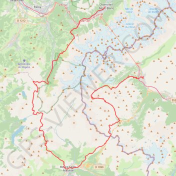 Trace GPS Sur les Traces des Ducs de Savoie (TDS), itinéraire, parcours