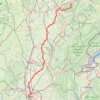 Trace GPS Lyon - Fraisans, itinéraire, parcours