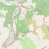 Trace GPS Berge d'Orb, bauxite et Théron, itinéraire, parcours