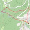 Trace GPS Cascade d'Alloix, itinéraire, parcours