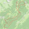 Trace GPS Balade VTT dans les Bauges, itinéraire, parcours