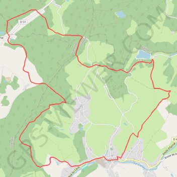 Trace GPS Chemins du Cœur des Vosges - L'étang du Bult, itinéraire, parcours