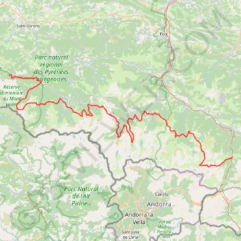 Trace GPS Étang de Bethmale - Mérens-les-Vals, itinéraire, parcours
