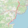 Trace GPS Saintes Marie de la Mer - Montauroux seg 3-rdp5m, itinéraire, parcours