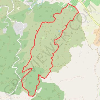 Trace GPS Roquebrune - Les Mimosas, itinéraire, parcours