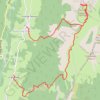 Trace GPS Dent de Rossanaz, itinéraire, parcours